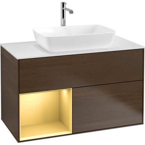 Villeroy & Boch F771HFGN armoire sous lavabo Finion F77 (1/2)