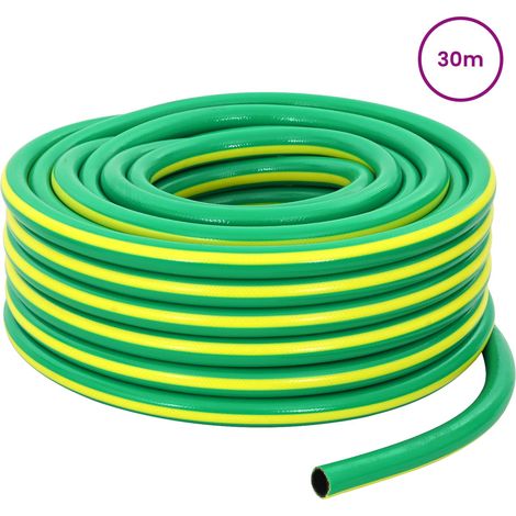 Maison Exclusive - Tubo da Giardino 5-Ply Verde e Giallo 1" 30 m PVC