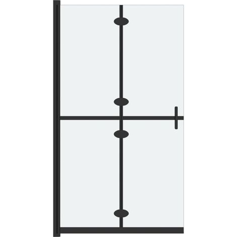 Maison Exclusive - Parete per Doccia Walk-in Pieghevole in Vetro ESG 80x190 cm