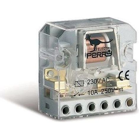 RELE IMPULSI INCASSO 230V 2 CONTATTI COMMUTATORE (1/2)