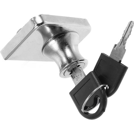 Serrure coulissante en acier inoxydable avec clés pour porte (1/5)