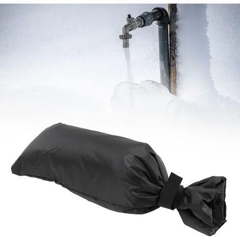 【Cache extérieur】2x Cache de Robinet Résistant au Gel, Imperméable et Isolé pour Protéger les Conduites d'eau (1/5)