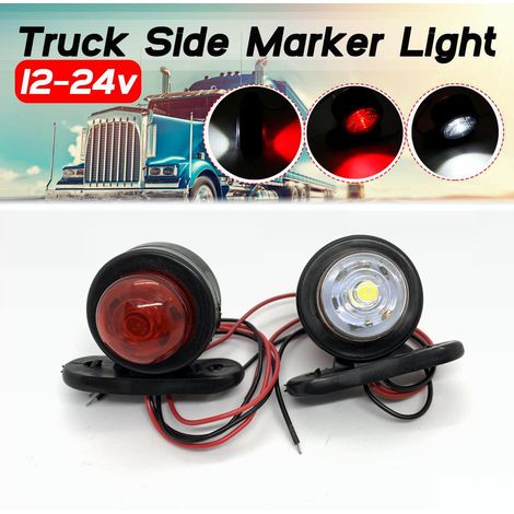 8 Stück 12-30V LED-Seitenmarkierungsleuchten Anhängerleuchten Auto LKW