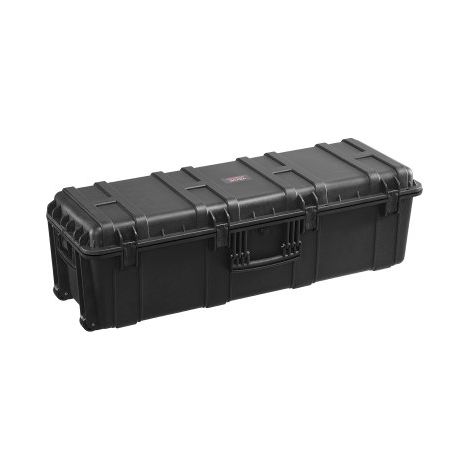 Estuche Rígido Impermeable de 1120 x 405 x 342 mm de Gran Capacidad con 3 Asas, Estuche Protector IP67 con 6 Clips, 6 Orificios para Candado y Espuma Insertada para Equipos Grandes, Negro (1/5)
