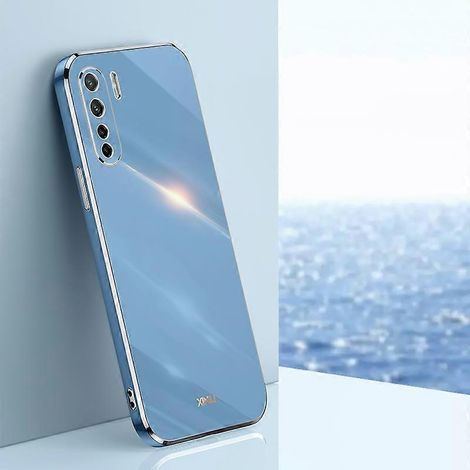 Coque de téléphone OPPO A91 XINLI Straight Edge en TPU électroplaqué 6D (1/4)
