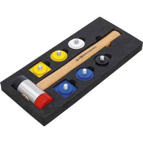Maillet a tete interchangeables 6 rondes et 2 carrees (1/2)