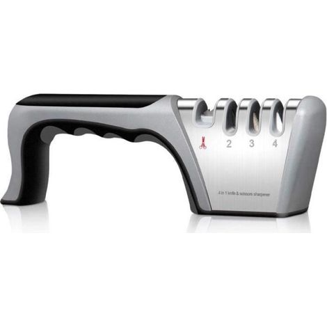 Aiguiseur Couteaux - 4 En 1 - Acier Tungstène Diamant Céramique - Pour Cuisine Maison - 1 Pièce (1/5)
