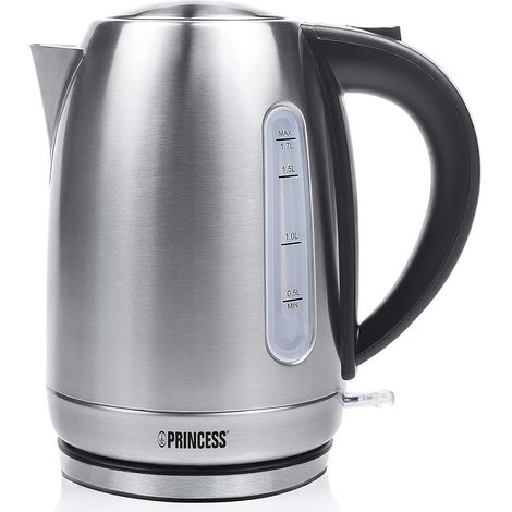 Bouilloire Princess inox 1,7 L sans fil 2200 W