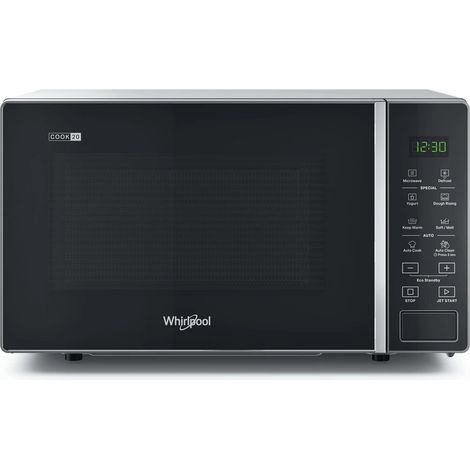 Micro-onde mono-fonction Whirlpool MWP201SB Noir/Argent (1/3)