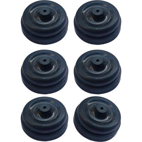 6 Pièces Membranes de Rechange en Caoutchouc et Silicone pour Pompes à Oxygène Aquarium - (1/5)