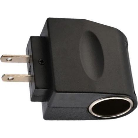 Adaptateur 110-220V AC vers 12V DC, convertisseur allume-cigare voiture, prise américaine, efficace et prêt à l'emploi (1/5)