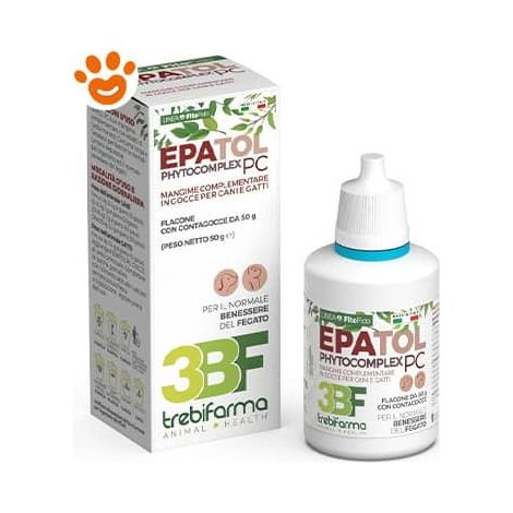 Trebifarma Dog & Cat Epatol PC Gocce - Confezione 50 Gr -