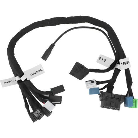 BUNTHAUS Câble de test ELV EIS 5 en 1, plug and play, pour réparation automobile, compatible avec Mercedes-Benz