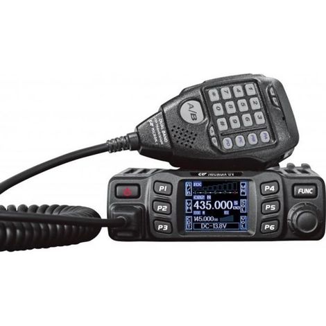 Station de radio VHF - CRT - MICRON UV - Double bande 144-146 MHz - 430-440 MHz - Noir (1/2)