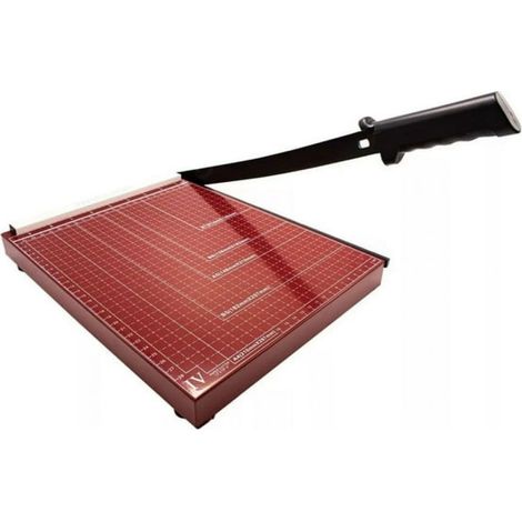 Coupe-papier guillotine en métal – Lame tranchante pour découper lettres, photos et cartes, idéal pour le scrapbooking, le bureau et les loisirs créatifs. (1/5)