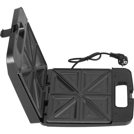 Appareil multifonction 1600 W pour le petit-déjeuner : appareil à sandwichs 8 grilles, gaufrier double face, 220-240 V (UE). (1/5)