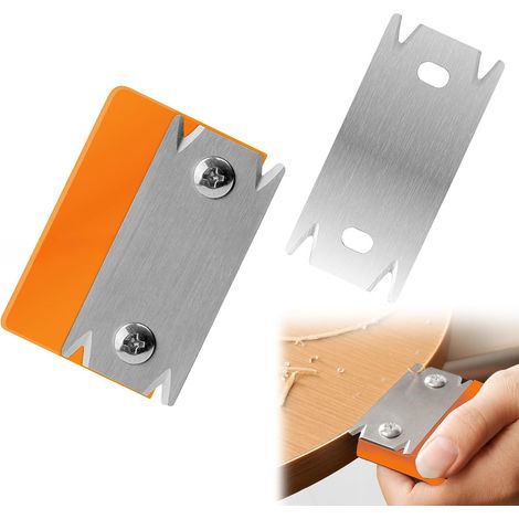 Tragbarer, manueller Kantenschneider für Laminat mit Ersatzklinge – Orange (1/5)