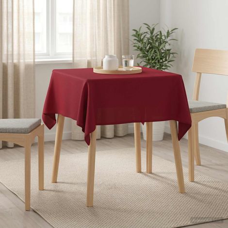 vidaXL Table Cloth 5 pcs Rectangular Wine Red 140 x 140 cm (1/5)