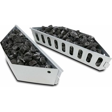 Lot de 2 paniers à charbon pour Weber 7403, One Touch, Master Touch et tous les autres barbecues de 47, 57 et 67 cm (SKU produit : 96442566 SKU Offre : mkh25.6.16-2) (1/4)