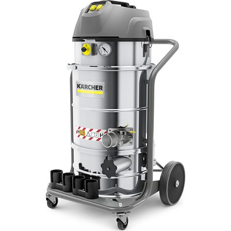 KARCHER Aspirateur Industriel IVM 40 24-2 H 99899080 Monophase, Moteur de 2.3 kW, Cuve de 40 L en Inox, Poussiere H, Poids de 39 kg, Garantie 2 ans