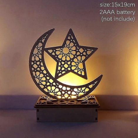 Dekorationsartikel für das muslimische Ramadan-Fest 2023: LED-Windlaternen-Anhänger, Eid Mubarak-Lichterkette, Ramadan-Dekoration für Zuhause-ornament-14