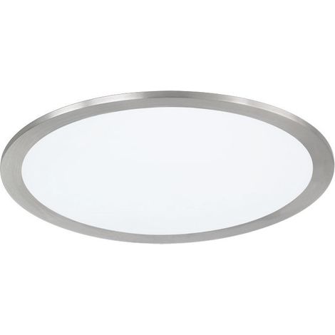 Plafoniera da Interno a LED in Metallo Nickel Opaco