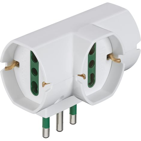 VIMAR - RI.00315.B Adattatore sfals. vert. S17+3univ.bianco