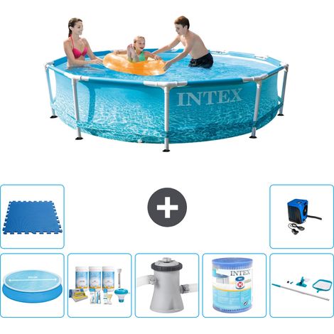 Intex Piscina con struttura Rotonda - 305x76 cm - 7-pezzi  S41356 (1/5)