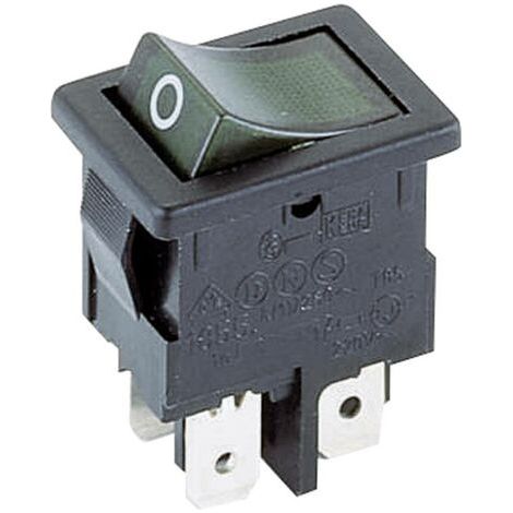 Marquardt 1855.0108 Interrupteur à bascule 1855.0108 250 V/AC 4 A 2 x Off/On IP40 à accrochage 1 pc( (1/2)