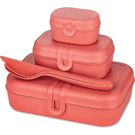 Lunchbox PASCAL READY, 3 Boxen und Besteck, KOZIOL (1/3)