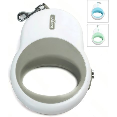 Laisse rétractable automatique colorée pour chiens jusqu'à 25 kg, pour chiens de races moyennes et grandes.
