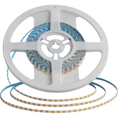 Ruban LED 24V Extra Fin 3mm 5m 8W/m IP20 Hors Transfo V-TAC VT-2835 120 - Blanc neutre - 4000K