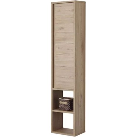 COLONNA PENSILE SHELF 30X24XH150CM ROVERE (1/4)