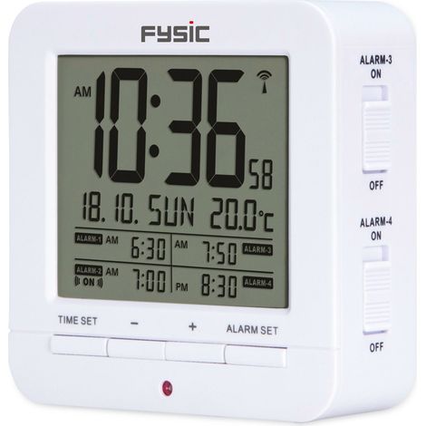 Fysic Digitaler Wecker mit Temperaturanzeige (1/5)