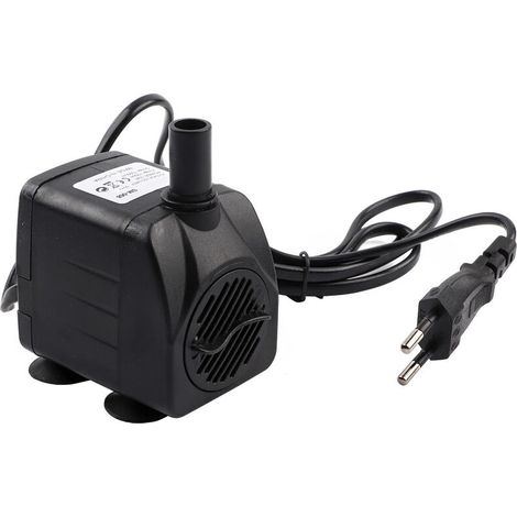 Extrem leise Tauchpumpe, 1000 l/h, 15 W, für Aquarien, Teiche, Fischbecken und Springbrunnen, EU-Stecker