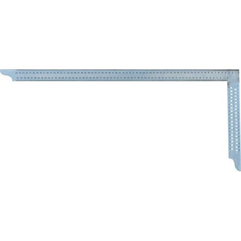 Squadra da carpentiere, gamba L.1000x380mm con fori di marcatura PROMAT