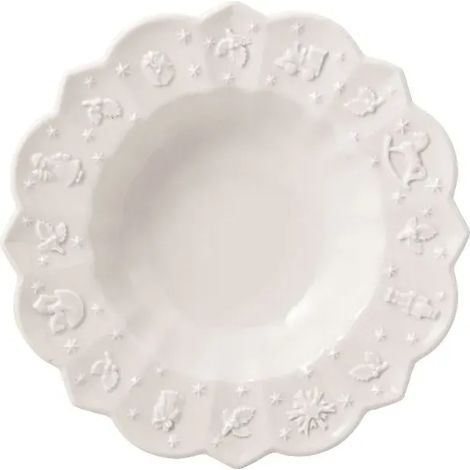 Assiette creuse 23,5 cm Blanche - Toy’s Delight Royal Classic