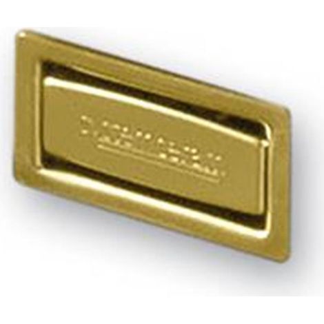 Systemceram Überlauf eckig Mattgold (1/3)