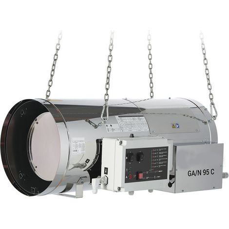 Chauffage à air pulsé GA/N95C suspendu 97,1kW gaz propane ou naturel à combustion directe Sovelor
