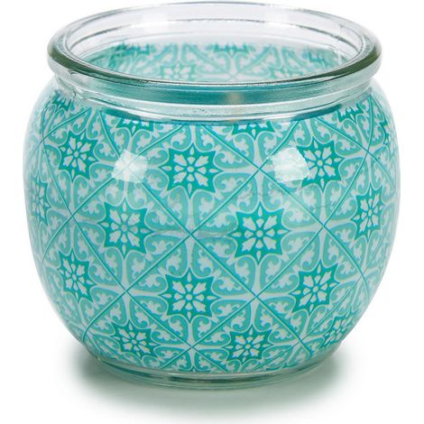 Juego de 12 velas aromáticas en vaso de cristal - Lino fresco (1/4)