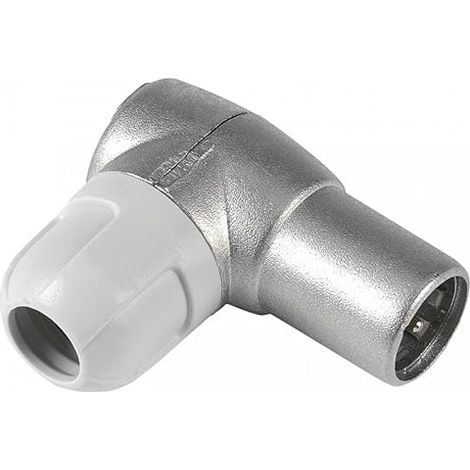 Set of 3 Male + 3 Pieces Female TV Antenna Plug Coaxial Male (1/4)