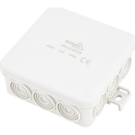 Caja de instalación Bemko e04-pi12-ip55 plástico IP55 85x85x36,5 mm (1/2)