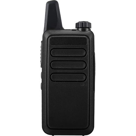 Mini talkie-walkie radio bidirectionnel HD ultra-mince et anti-interférences, compatible avec Baofeng (modèle C).