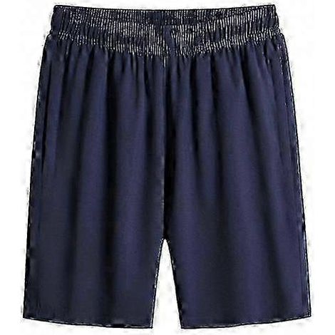 Short de sport homme taille large été - ceinture élastique, entrejambe profond, tissu léger avec poches latérales, coupe décontractée (1/5)