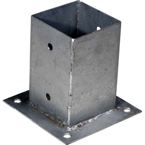 Aufschraubhülse verzinkt 7 x 7 x 15 cm - Pro Stück