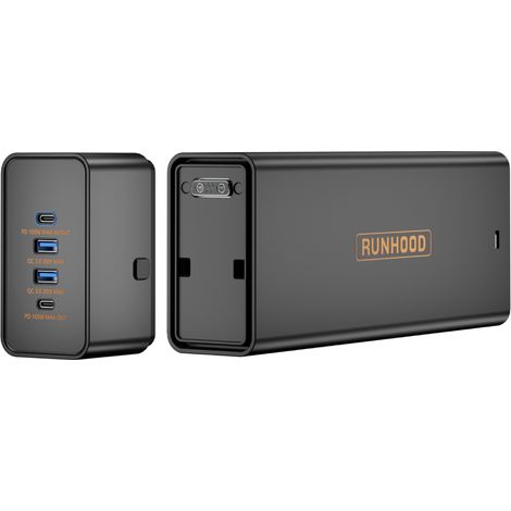 Batterie Modulaire RUNHOOD EB324 – 324 Wh + Module USB UE256 – Recharge Rapide & Polyvalente (1/5)
