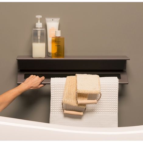 EVER Lissom mensola porta salvietta 20 cm bianco opaco codice prod: EVLI200 (1/3)