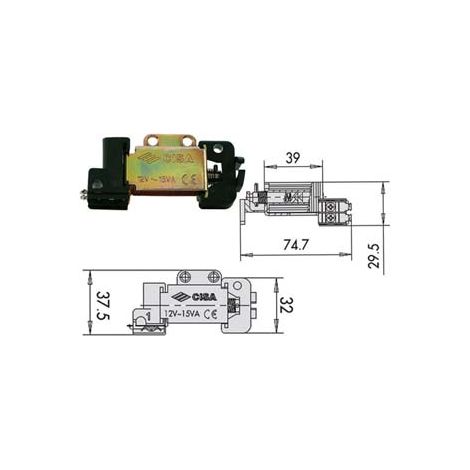 BOBINE TENSIONE 12V PER SERRATURA ELETTRICA 07025 00    CISA