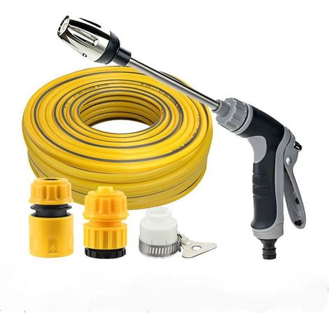 Douchette de robinet chromée pour évier – 2 modes de jet (pluie & massage), raccord universel 1/2", livrée avec joint étanchéité (1/5)