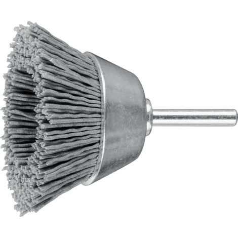 PFERD Topfbürste ungezopft TBU Ø50mm Schaft-Ø6 mm SiC-Filament-Ø0,90 Korn 180 (10) (1/5)
